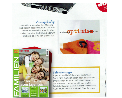 dasHaus_Silbensalon Silbensalon WandTattoos in der Presse
