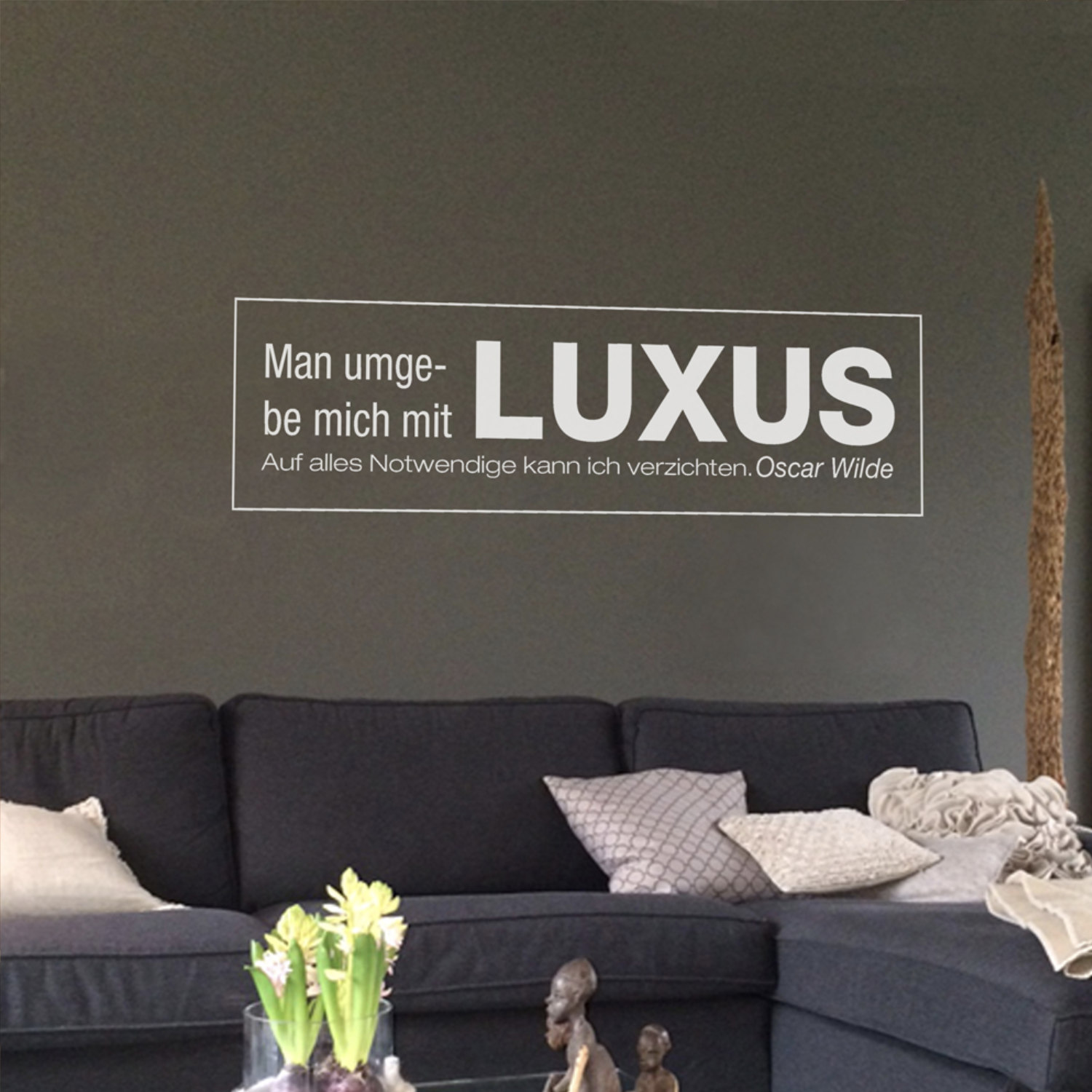 Luxus WandTattoo aus dem SILBENSALON