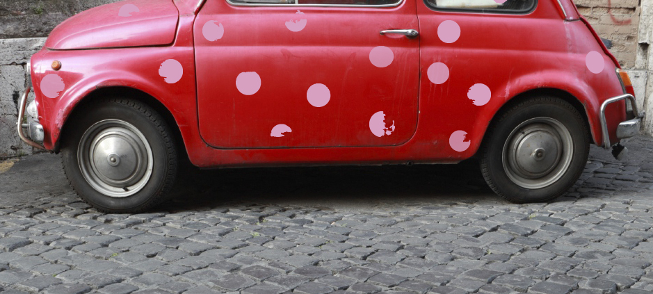 Autoaufkleber für individuelle Wägen