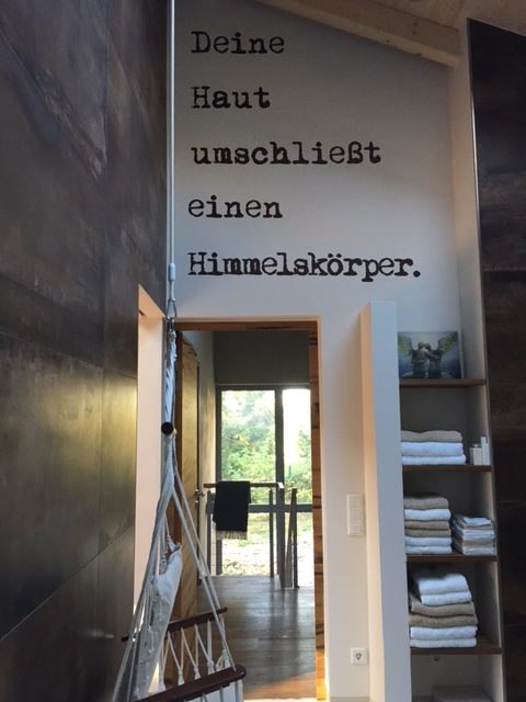 Kundenfoto selber Texten WandTattoo