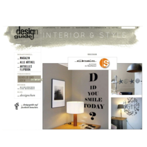 SILBENSALON IM DESIGN GUIDE