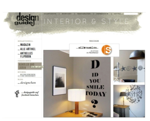 SILBENSALON IM DESIGN GUIDE