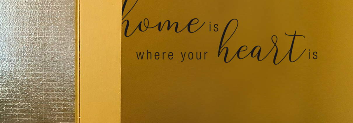 Home is where your heart is Wandaufkleber