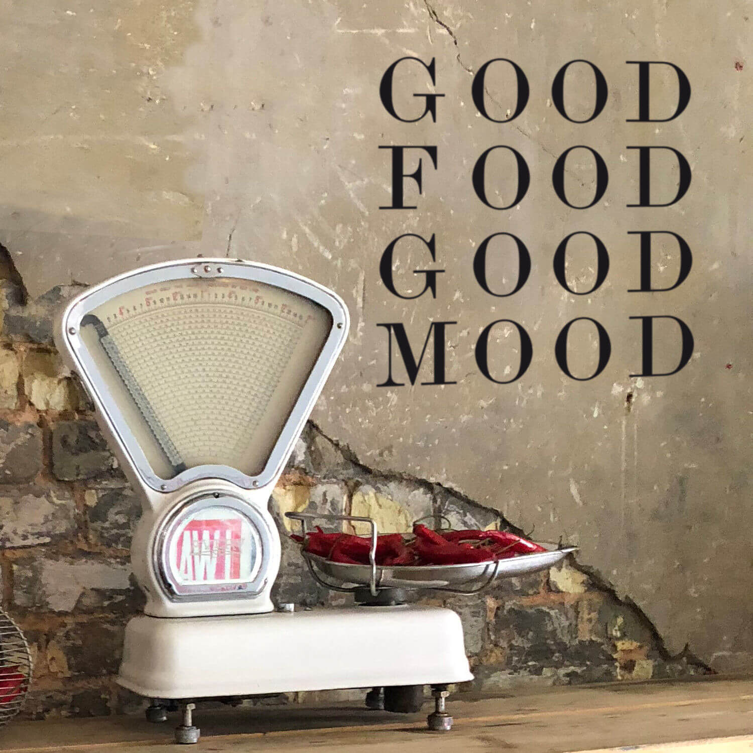 good food good Mood Aufkleber