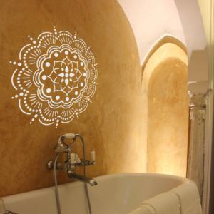 Mandala zum Aufkleben aus dem SILBENSALON