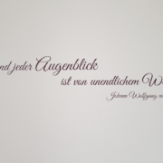 Aufkleber Zitate für die Wand