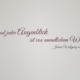 Aufkleber Zitate für die Wand