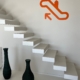 Aufkleber Wandtattoo mit Rolltreppensymbol