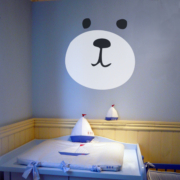 Bär als KinderzimmerAufkleber