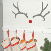 Hirschgeweih von Rudolf the rednose raindeer